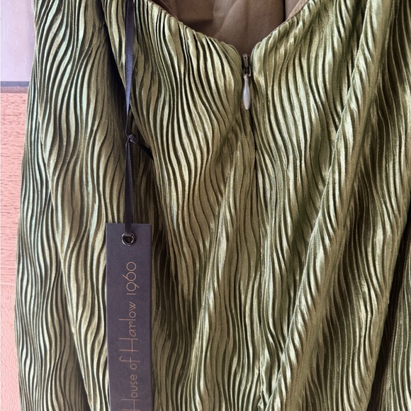 NWT House of Harlow Frederick Green Halter Dress - Picture 6 of 6